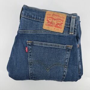 Levi Strauss Co 505 Regular Fit Men's Jeans W32 L30 Blue Denim Pants